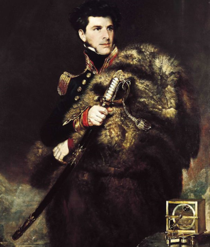 James Ross discovered the ice shelf named after him