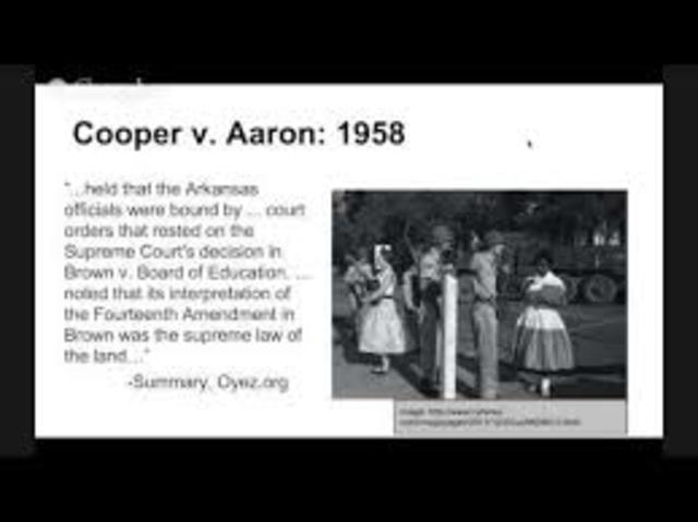 Cooper v. Aaron