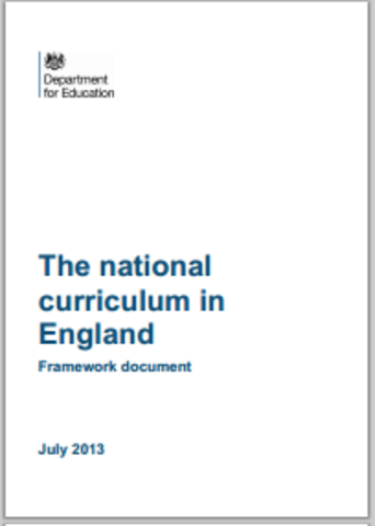 The national curriculum in England 2013 Framework document