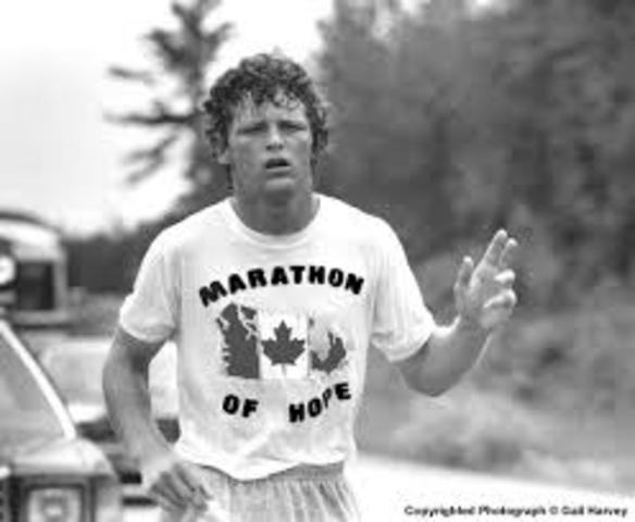 Terry Fox Starts Training