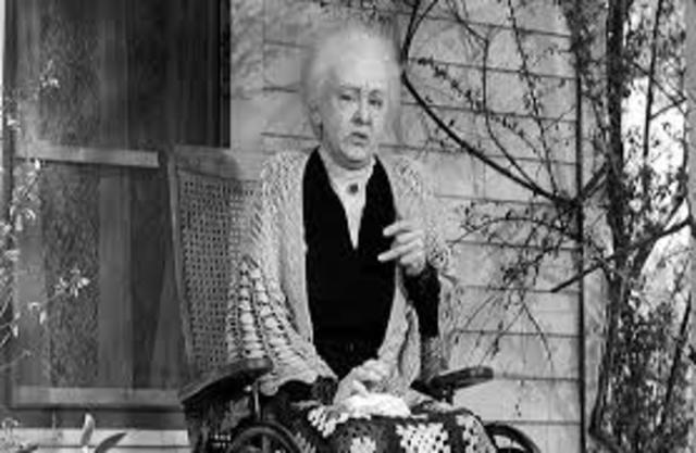 Jem cuts Mrs. Dubose's flowers