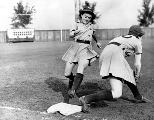 The All-American Girls Professional Baseball League is formed.