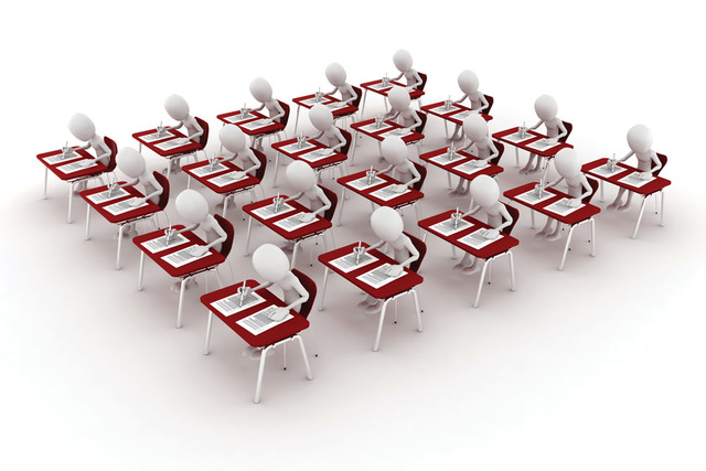 had a very important exam.