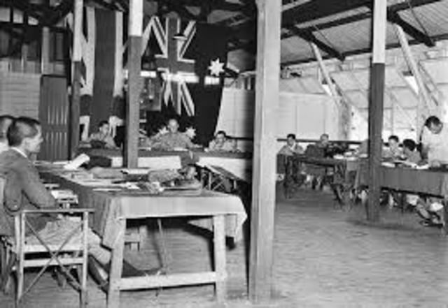 War Crimes Trials held