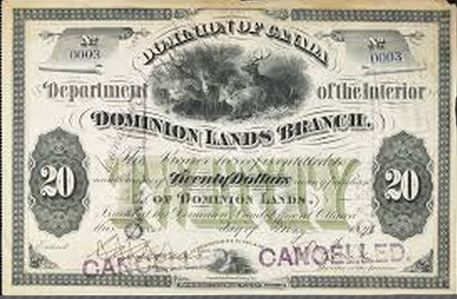 government began issuing scrip to metis but not land claims like aboriginal people.