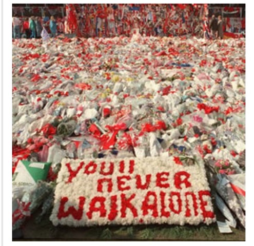 96 Liverpool fans are crushed to death at Hillsborough disaster