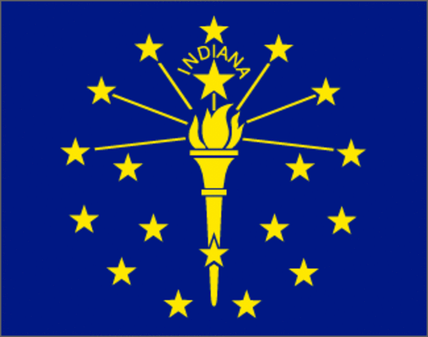 Indiana becomes a state