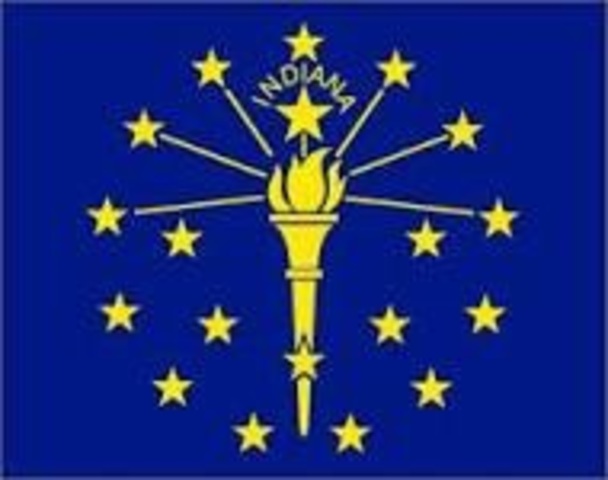 Indiana is made a state