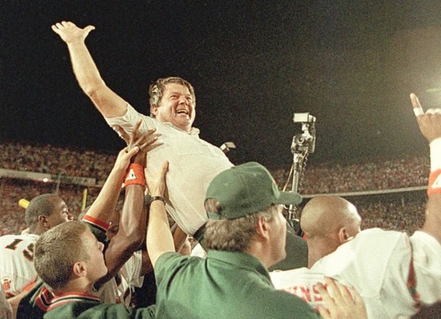 Jimmy Johnson leads Miami to National Title