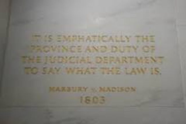 Marbury V. Madison