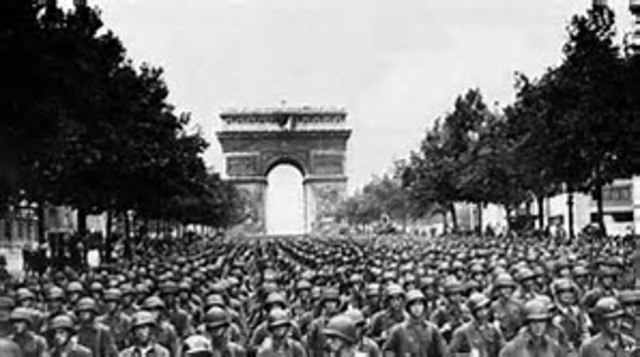 Paris retaken by Allies Forces