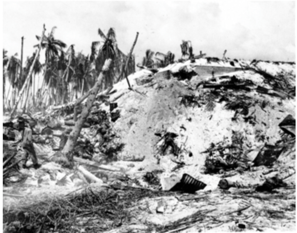 Japanese soldiers at Tarawa Island