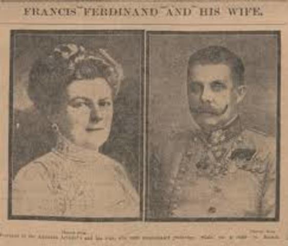 Archduke Franz Ferdinand Assassinated