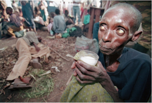 Starving Women in Ruhango