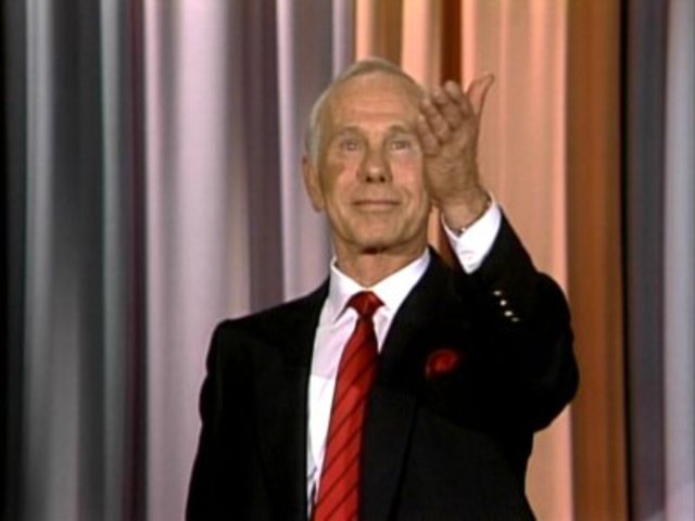 Johnny Carson says goodbye