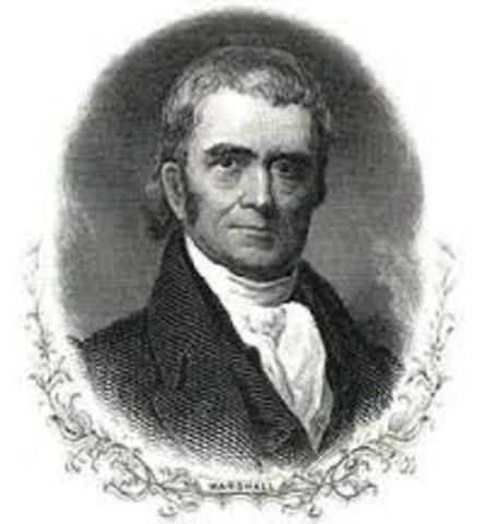 Cheif Justice John Marshall