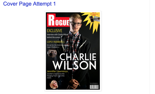 First Front Cover Attempt