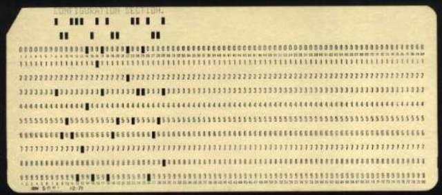 Leitor de Cartões Perfurados - 1880