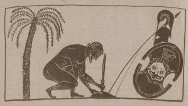 Sophocles produces the tragedy "Ajax"