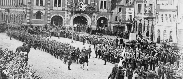 Hitler sends troops into Rhineland of Germany in violation of the Versailles Treaty