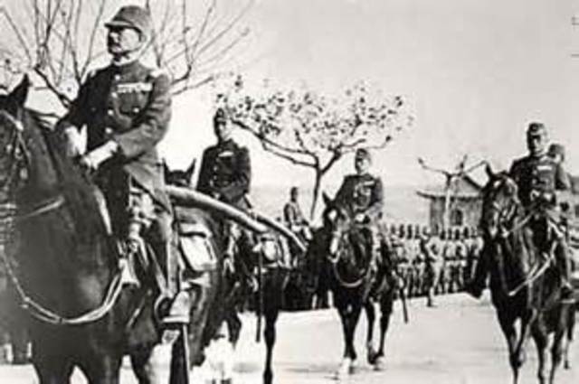 Militarist take control of Japanese Government