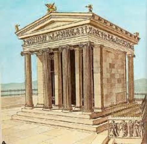 Construction of Temple of Athena Nike