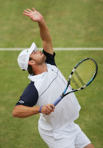 Andy Roddick is known for his furious forehand, and sizzling serve