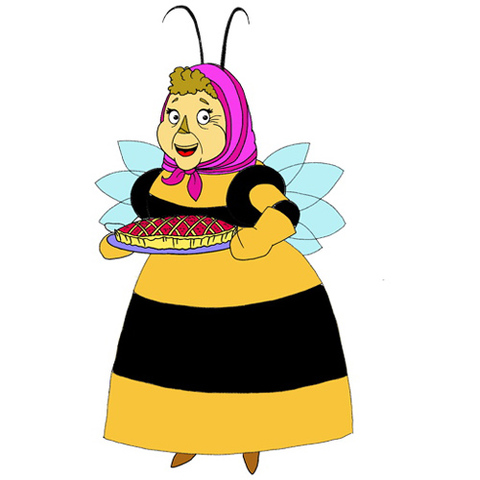 Бабушка приехала в гости)