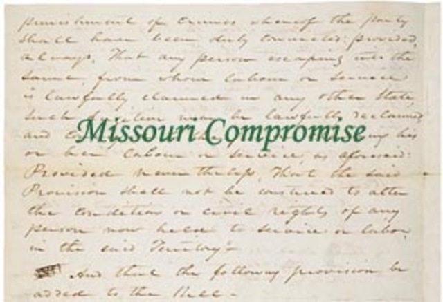 Missouri Conpromise.