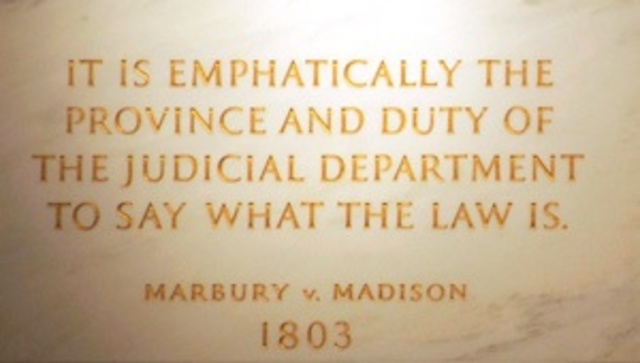 Marbury V Madison.