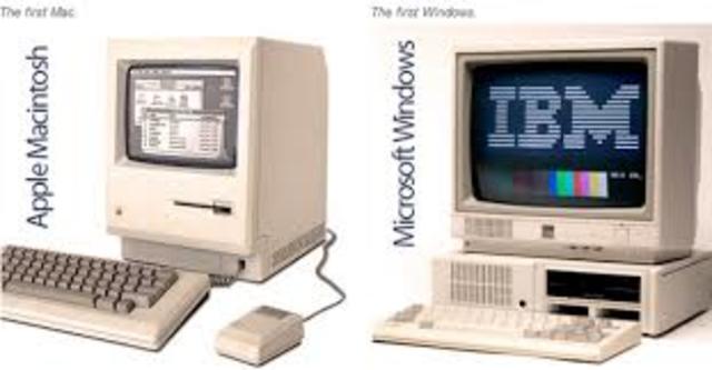 Apple and IBM PCs introduced 1977 & 1981