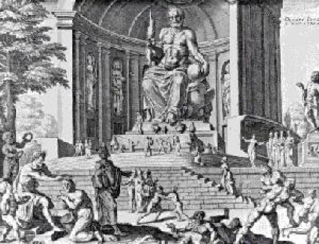 The first olympic games take place