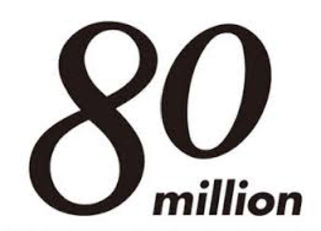 80 million