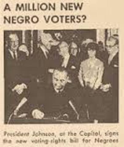 Voting Rights act of 1965