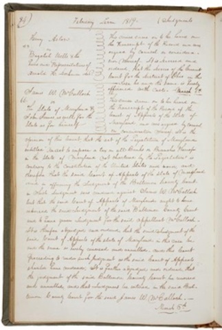 McCulloch v. Maryland