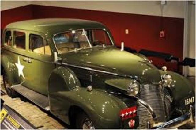 Genral George's Cadillac Coupe World War Two reconstructed