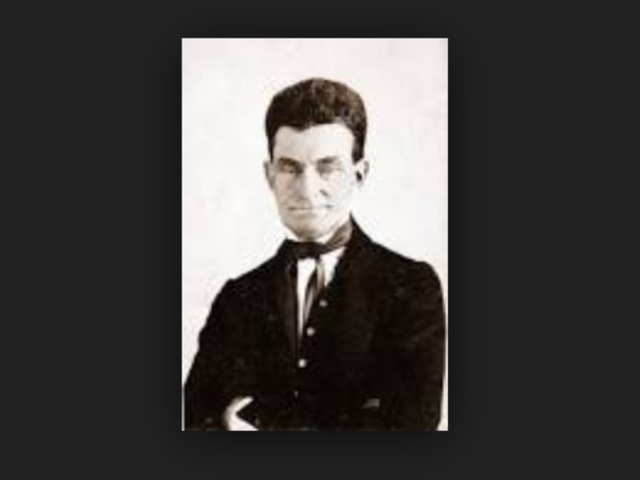 John Brown and the armed resistance,