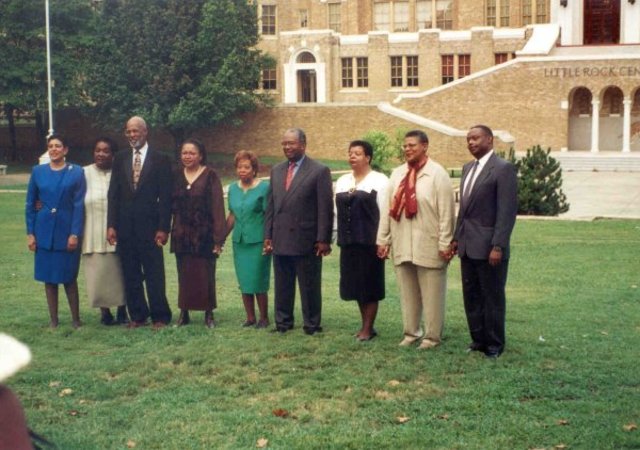 Little Rock Nine return after 30 years.