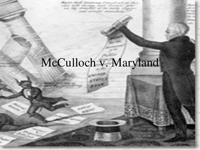 McCullouch v. Maryland