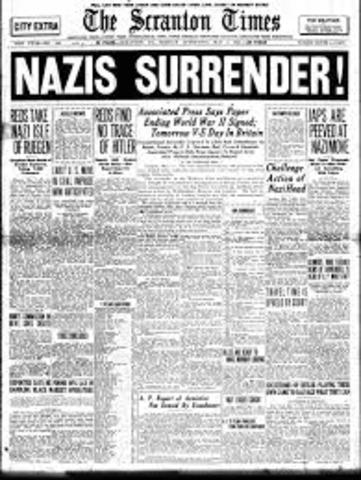 Germany surrenders