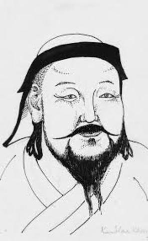 Kublai Khan dies.