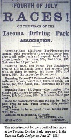 1880's horse racing became more popular