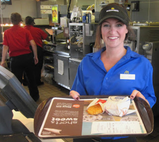 Worked weekends at Mcdonalds