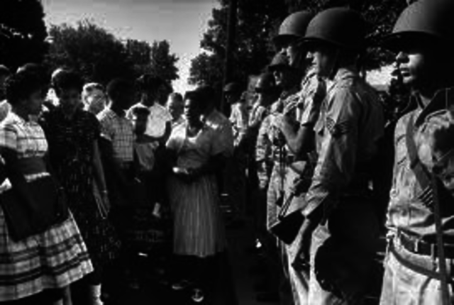 little rock 9 integrate Arkansas public school