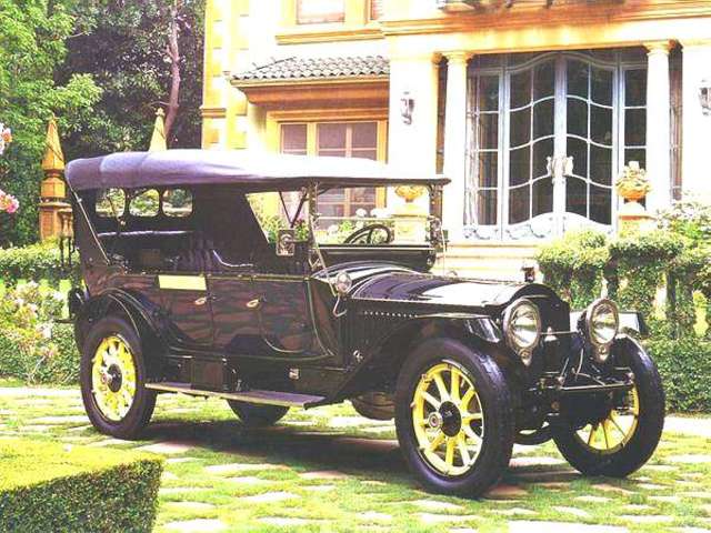 1912 Cadillac - First car with a self-starter and the first car with a V-8 engine that was mass produced.