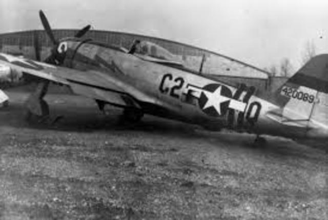 First Evansville P-47 is flown,The Hoosier Spirt