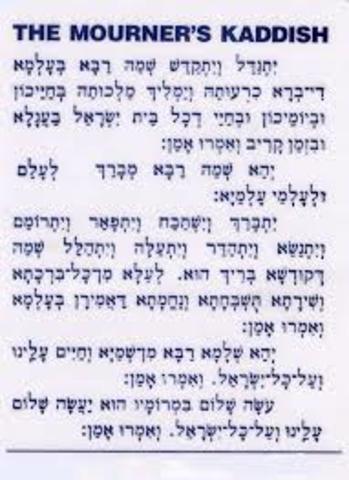 "Yisgadal, veyiskadash, shmey raba