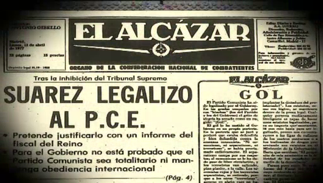 Legalización del partido comunista de España