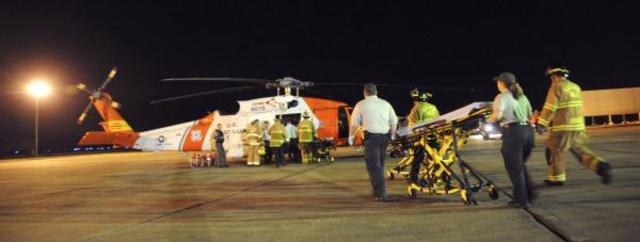 Fire and explosion damage rig