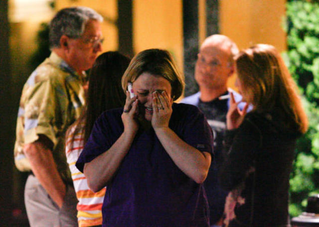 Rig sinks, evacuees reunite with family